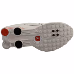 Nike Shox R4 Womens Fashion Trainers in White Phantom - 4