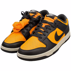 Nike Dunk Low Retro Mens Fashion Trainers in Sundial Anthracite - 9