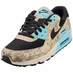 Nike Air Max 90 Premium Mens Fashion Trainers in Sanddrift Black Green - 9