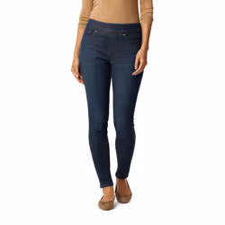 Levi Strauss Signature Gold Women's Totally Shaping Pull-on Skinny Jeans Available in Plus Size Blue Rhythm