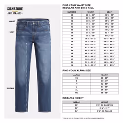 Levi Strauss Signature Gold Men's Regular Fit Flex Jeans  Terra