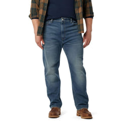 Levi Strauss Signature Gold Men's Regular Fit Flex Jeans  Mountain Mist  46W x 32L Big Tall