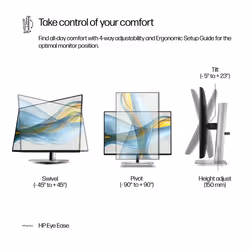HP Series 5 Pro 24 inch WUXGA Monitor - 524pn PVC Free - Additional view 7