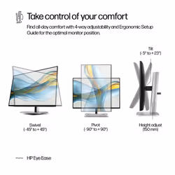 HP Series 5 Pro 24 inch WUXGA Monitor - 524pn - Additional view 8