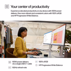 HP Series 5 Pro 23.8 inch FHD USB-C Monitor - 524pu - Additional view 4