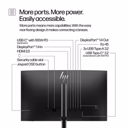 HP Series 5 Pro 23.8 inch FHD USB-C Monitor - 524pu - Additional view 6