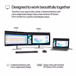HP Series 5 Pro 23.8 inch FHD USB-C Monitor - 524pu - Additional view 7