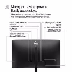 HP Series 5 Pro 27 inch QHD USB-C Monitor - 527pu - Additional view 6