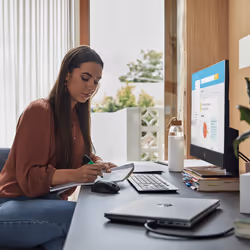 HP ProOne 440 G9 Intel® Core™ i7 i7-13700T 60.5 cm (23.8") 1920 x 1080 pixels Touchscreen All-in-One PC 16 GB DDR4-SDRAM 512 GB SSD Windows 11 Pro Wi-Fi 6E (802.11ax) Black - Additional view 6