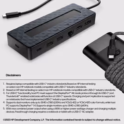 HP Universal USB-C Hub and Laptop Charger Combo - Additional view 8