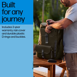 HP 15.6-inch Modular Laptop Backpack - Additional view 4