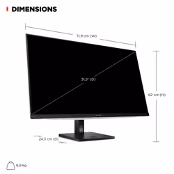 HP OMEN Transcend 31.5 inch UHD 240Hz OLED Gaming Monitor - Transcend 32 - Additional view 7