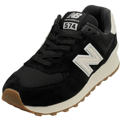 New Balance 574 Unisex Casual Trainers in Black White - 3.5