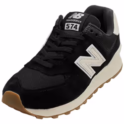 New Balance 574 Unisex Casual Trainers in Black White - 4.5 UK