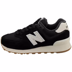 New Balance 574 Unisex Casual Trainers in Black White - 5 UK