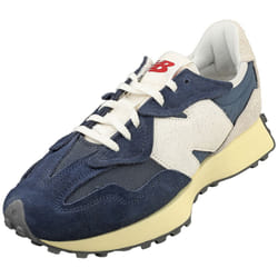 New Balance 327 Unisex Fashion Trainers in Navy White - 9