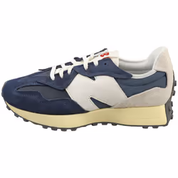 New Balance 327 Unisex Fashion Trainers in Navy White - 9