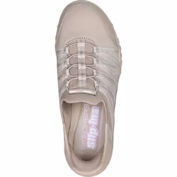 ) Skechers Breathe-Easy Roll-With-Me Knit Mesh Women's Taupe Trainers - Brown, 4 (Adults'