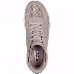 ) BOBS Sport Squad Chaos - Current Muse | Taupe | Ladies Comfy Slip-ins Trainers - 5 (Adults'