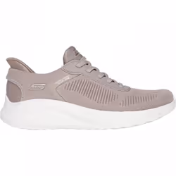 ) BOBS Sport Squad Chaos - Current Muse | Taupe | Ladies Comfy Slip-ins Trainers - 7 (Adults'