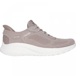 ) BOBS Sport Squad Chaos - Current Muse | Taupe | Ladies Comfy Slip-ins Trainers - 8 (Adults'