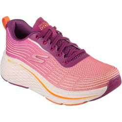 ) Skechers Performance Max Cushioning Elite 2.0 Alaura Textile Women's Raspberry Trainers - Red, 5 (Adults'