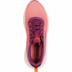 ) Skechers Performance Max Cushioning Elite 2.0 Alaura Textile Women's Raspberry Trainers - Red, 5 (Adults'