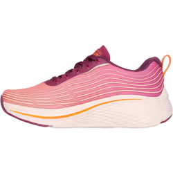 ) Skechers Performance Max Cushioning Elite 2.0 Alaura Textile Women's Raspberry Trainers - Red, 5 (Adults'