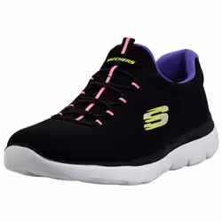 Skechers Sport Women's Summits Sneaker Black/Purple 8 W