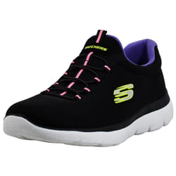 Skechers Sport Women's Summits Sneaker  Black/Purple  8 W