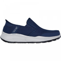 ) Slip-ins Relaxed Fit: Equalizer 5.0 - Drayze | Navy | Men's Hands-Free Slip-on Trainer Style Shoes - 8 (Adults'