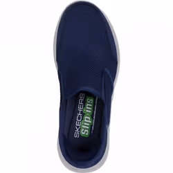 ) Slip-ins Relaxed Fit: Equalizer 5.0 - Drayze | Navy | Men's Hands-Free Slip-on Trainer Style Shoes - 9 (Adults'