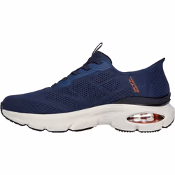 ) Skechers Skech-Air Ventura Vanderway Textile Men's Navy/Orange Trainers - Blue, 9 (Adults' - Additional view 4