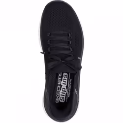 ) D'Lux Walker 2.0 Thrill Movement | Black/Tan | Women's Memory Foam Comfort Trainers - 3 (Adults'