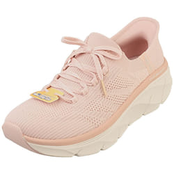 Skechers Slip-ins Dlux Walker 2.0 Vegan Womens Fashion Trainers in Rose - 8