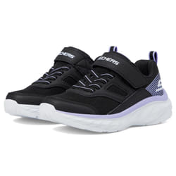 Skechers Girls BOUNDLESS Sneaker  Black/Lavender  11.5 little kid