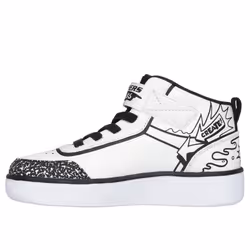 Skechers Boy's Sport Court 92 Sneaker  White/Black  13 Little Kid