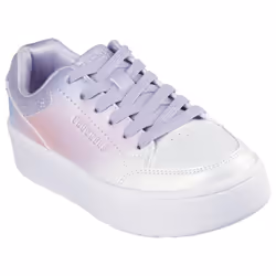 Skechers Girls Court HIGH-Ombre Oasis Sneaker  White/Multi  13.5 Little Kid