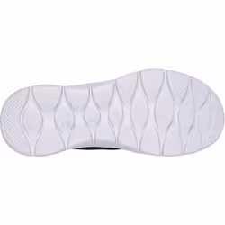 ) Go Walk Flex Clear Creek | Black/Mauve | Women's Breathable Bungee Lace Trainers - 4 (Adults'