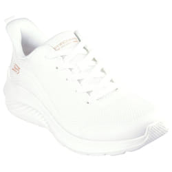 ) Skechers Bobs Squad Waves Still Wading Textile Women's White Trainers - White, 4 (Adults'