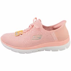 Skechers Slip-ins Summits Vegan Womens Fashion Trainers in Rose - 6