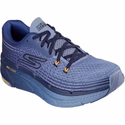 ) Skechers Performance Max Cushioning Premier 2.0 Vivid 2.0 Polyester Men's Navy Trainers - Blue, 8 (Adults'