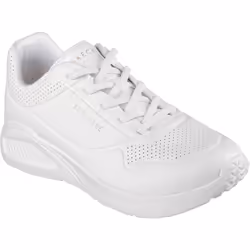 ) Skechers Uno Lite Lite Work Polyurethane Women's White Trainers - White, 4 (Adults'