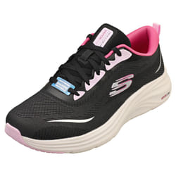 Skechers Vapor Foam Smooth Ride Vegan Womens Fashion Trainers in Black Multicolour - 5