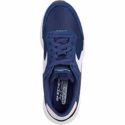 ) Skechers Skech-Air Court Air Wave Leather Women's Navy/Multi Trainers - Blue, 8 (Adults'