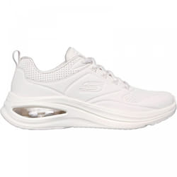 ) Skech-Air Meta Extraordinaire | Off White | Women's Cushioned Lace Up Trainers - 8 (Adults'