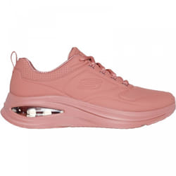 ) Skech-Air Meta Extraordinaire | Rust | Women's Cushioned Lace Up Trainers - 6 (Adults'