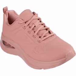 ) Skech-Air Meta Extraordinaire | Rust | Women's Cushioned Lace Up Trainers - 8 (Adults'