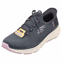 Skechers Slip-ins Edgeride Impression Womens Fashion Trainers in Navy Lavender - 4 UK