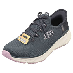 Skechers Slip-ins Edgeride Impression Womens Fashion Trainers in Navy Lavender - 4 UK